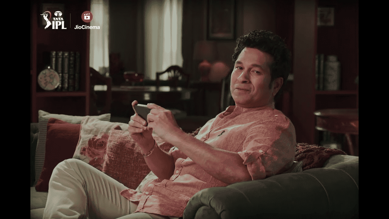 Sachin Tendulkar on JIO cinemas